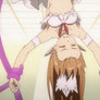 Asuna Shocked and Scared by the Slimy Feeling