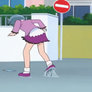 Momoka Struggling in the Goo