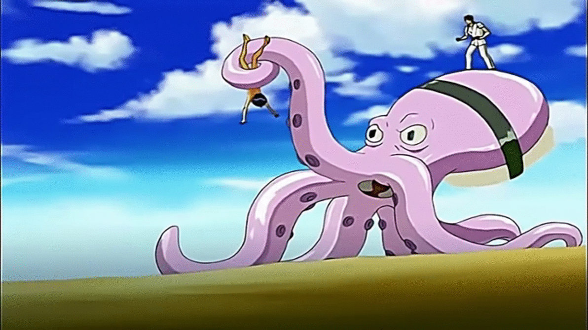 Squid prepared to Eat Alex by Arielfan90 on DeviantArt