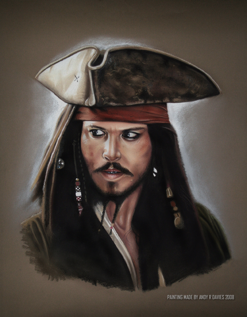 Jack Sparrow - pastel art