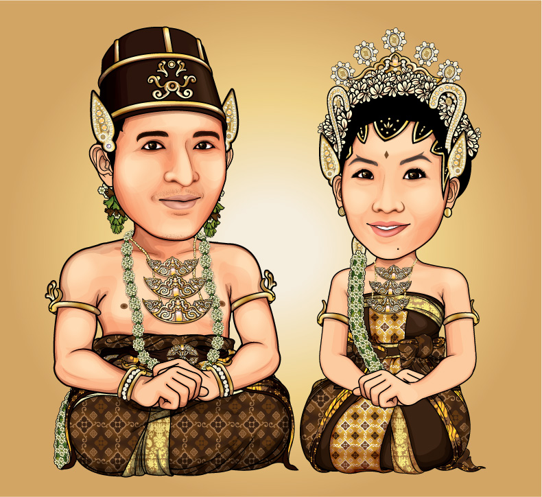 Javanese Wedding Couple by Yorrish on DeviantArt