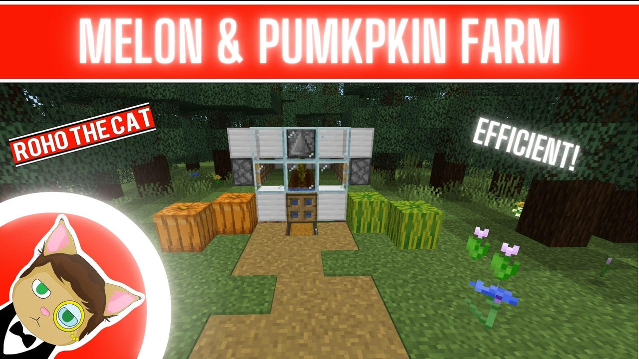 Minecraft Melon And Pumpkin Farm By Rohothecat On Deviantart Minecraft Melon And Pumpkin Farm By Rohothecat On Deviantart