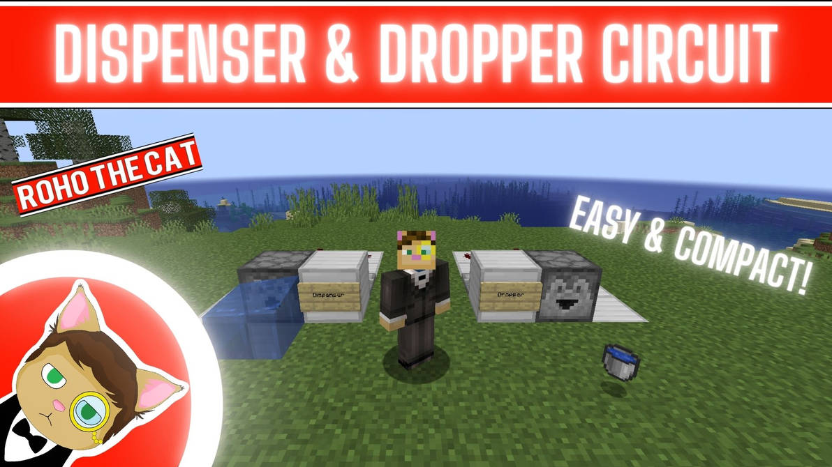 Dropper Reci Minecraft - Dispenser and Dropper Circuit - Easy!! by RohoTheCat on ...