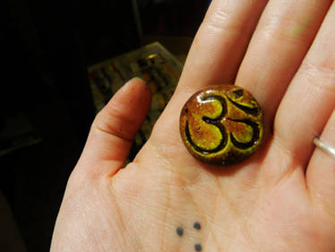 Golden Om Pendant