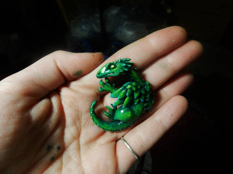 Green Dragon Pendant