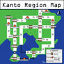 Pokemon - Labeled Kanto Map