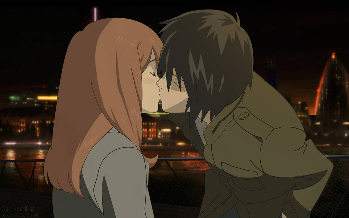 Our First Kiss by Sazzy-Bu