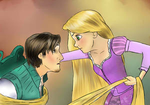 Rapunzel and Flynn