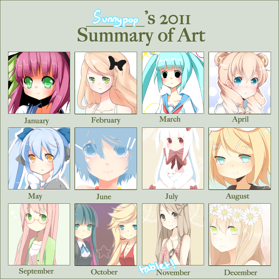 2011 Summary of art