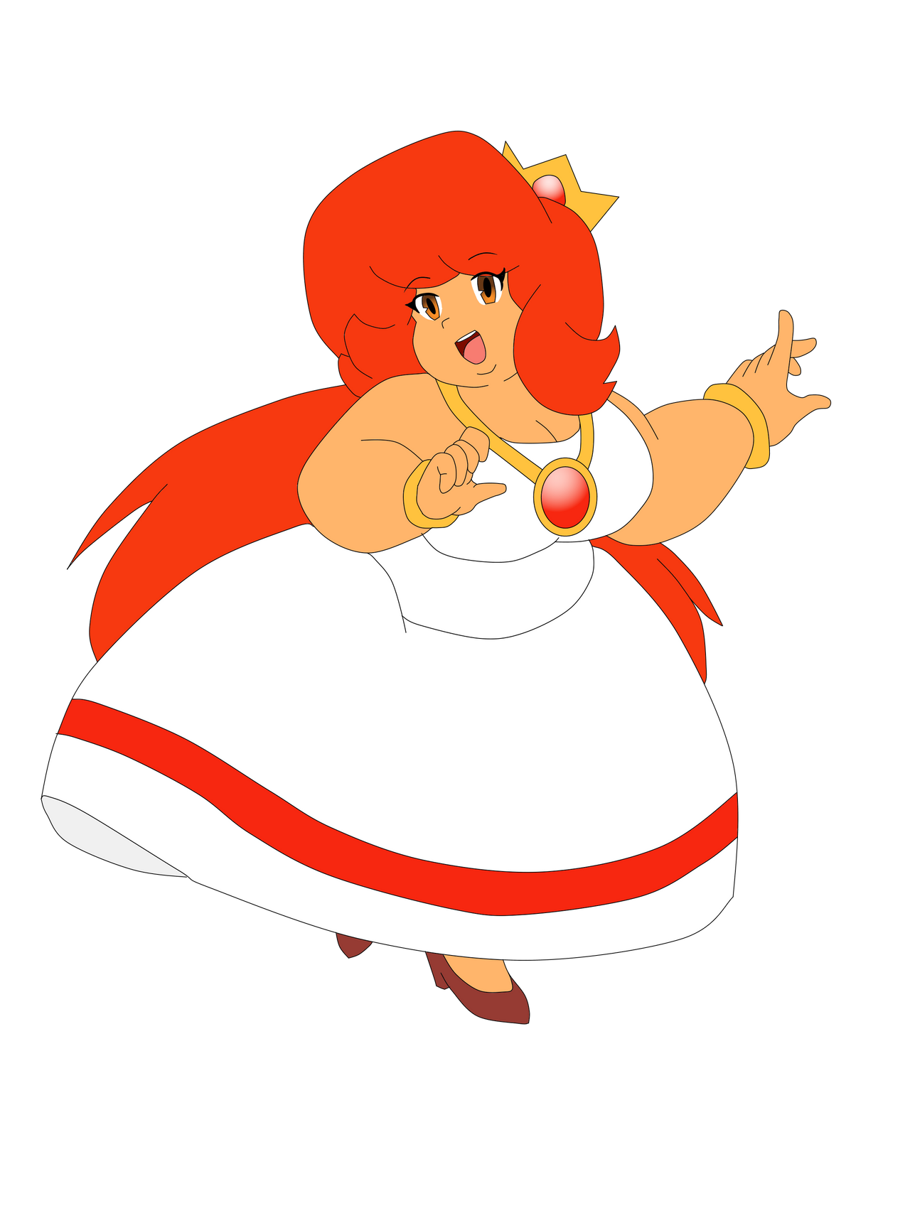 Phat Peach (Smash Version) by OtakuSeraph on DeviantArt