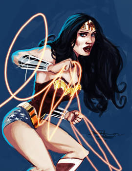 Wonder Woman Colored