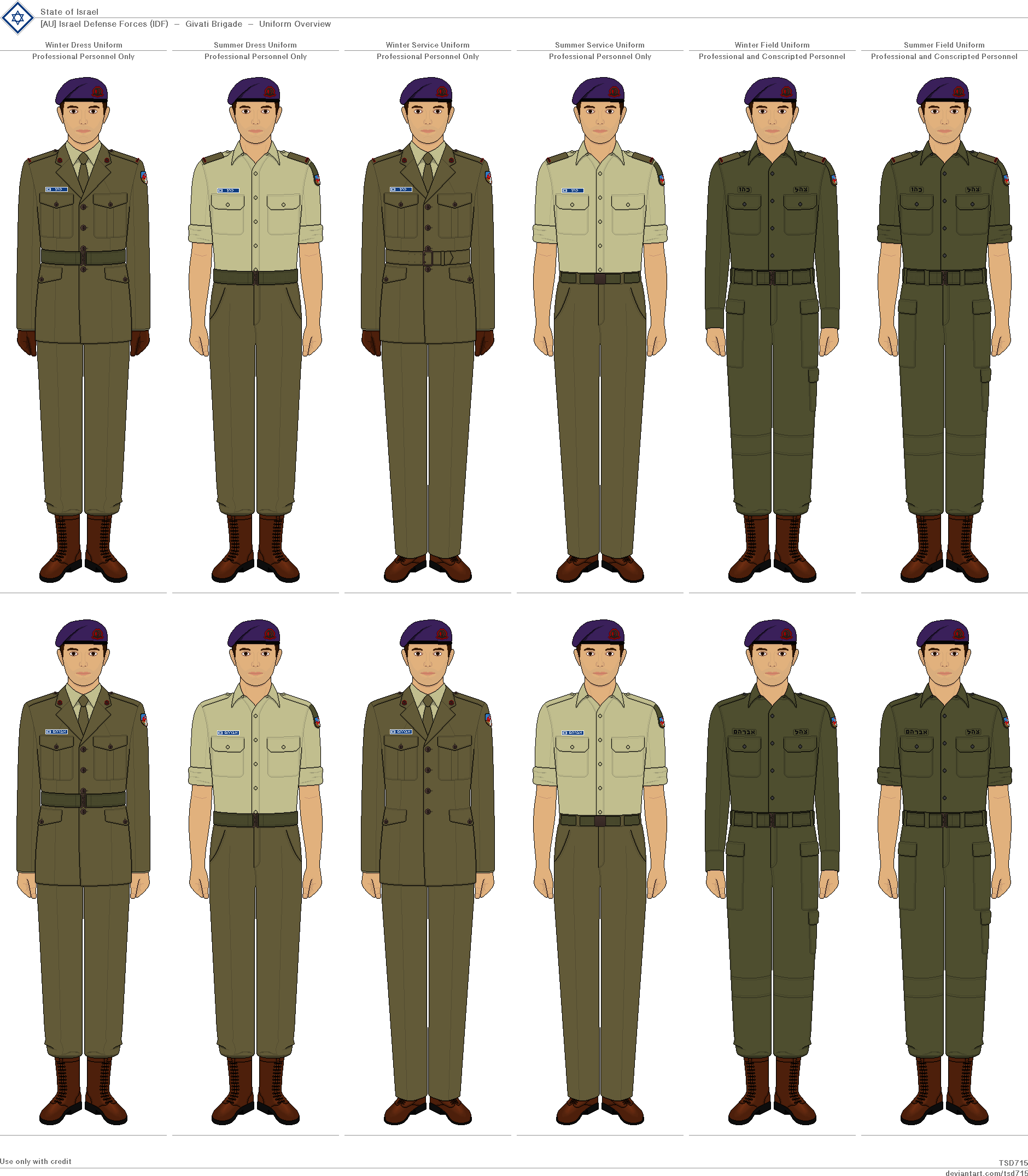 Israeli Military Dress Uniform