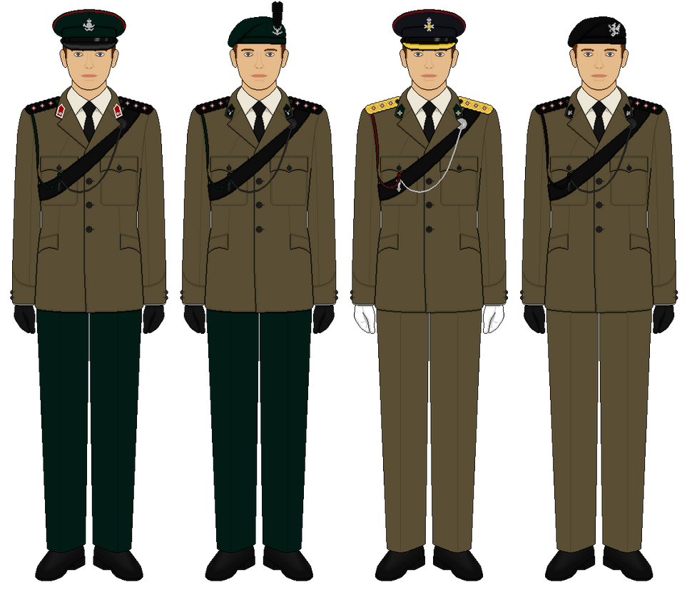 Variants of No. 3 Dress for Light Units of Foot by tsd715 on DeviantArt