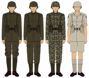 Saxon Royal Army WWII Field Uniforms