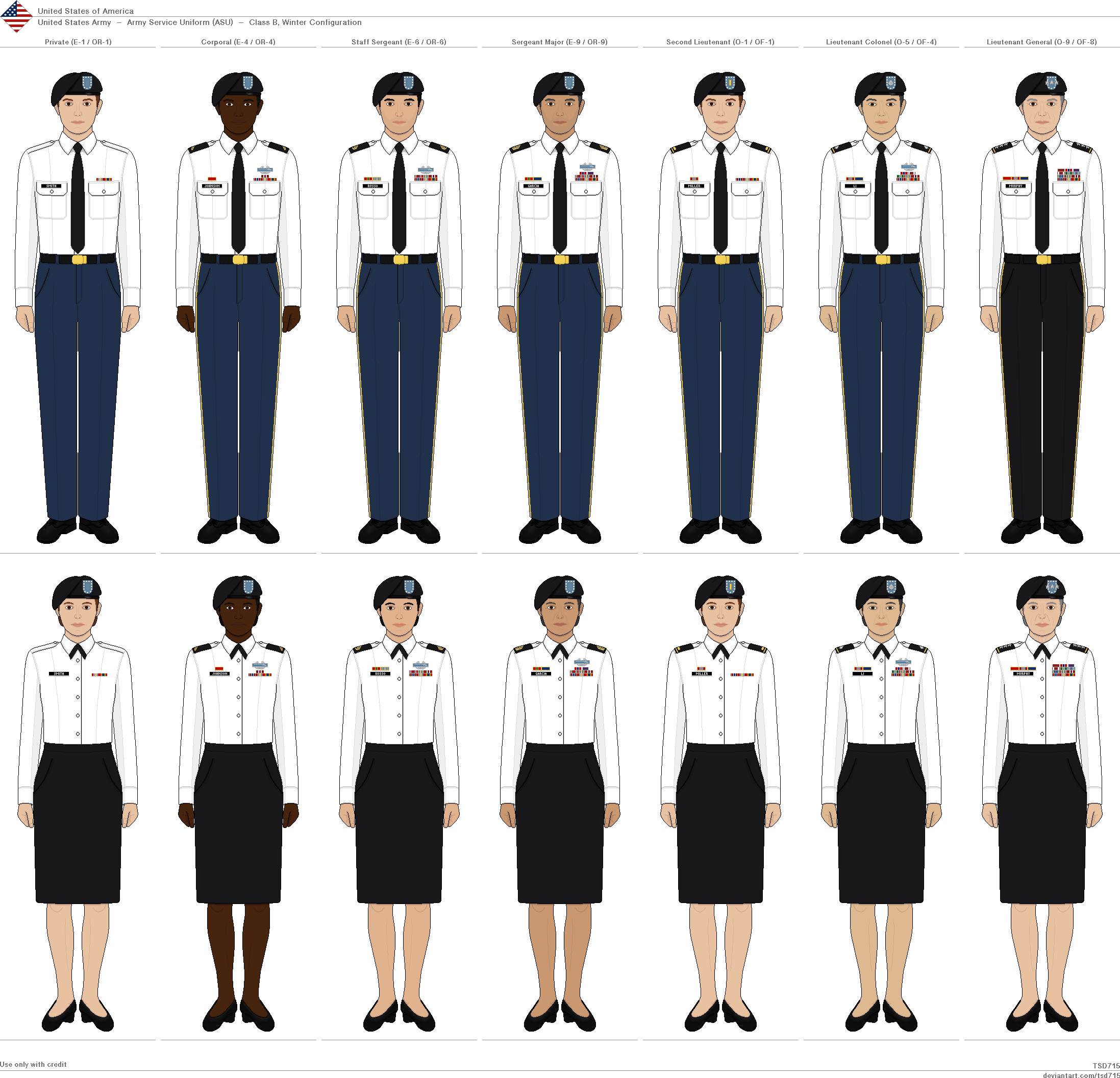 dress blues army class b Class B - ASU (Dress Blues)