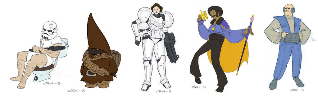 Draw Wars of Star Wars 6-10