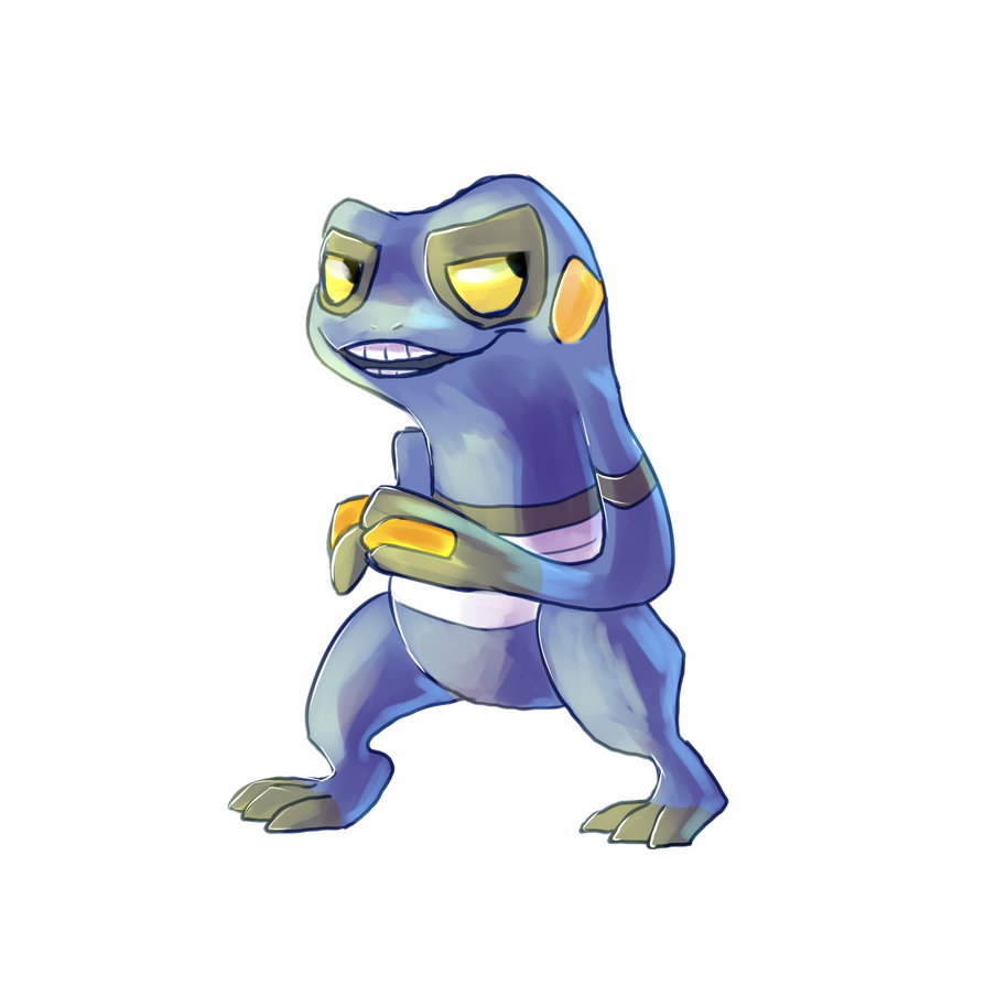 Croegunk Croagunk (Day 60) by ColorsAreAwesome on DeviantArt