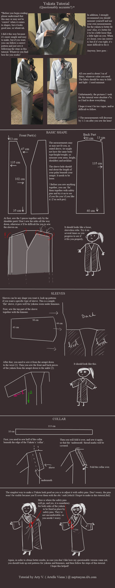 Simple Yukata Tutorial.