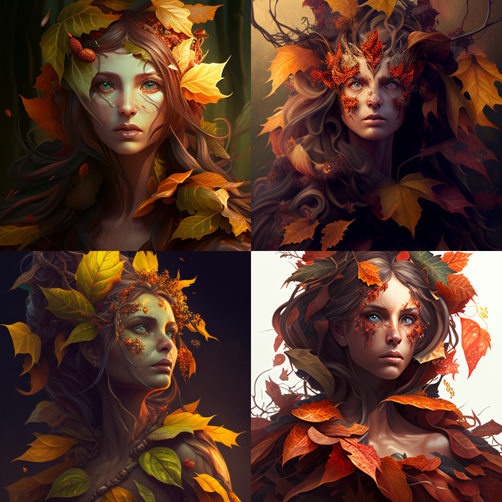 Autumn Dryad 7690811e-8688-45de-8818-c7e3a by mrkingmayor on DeviantArt