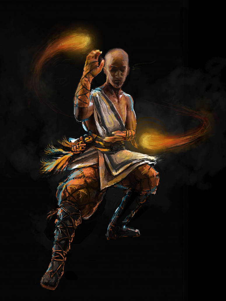 Monk Painting4 by UmbrellaFighter on DeviantArt