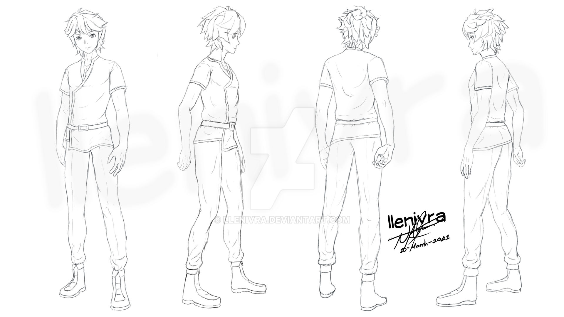 Deviantart 360 Character 360 View Practice by llenivra on DeviantArt
