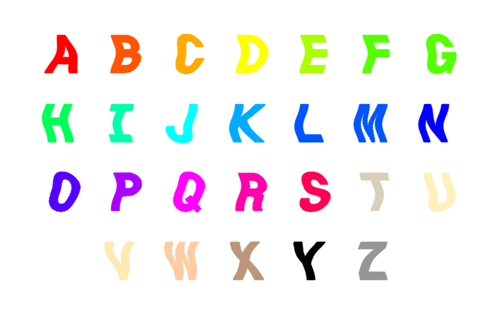 Jiggs Lettering Jiggly Alphabet by MuqryTheArtist on DeviantArt