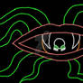Neon tentacle monster