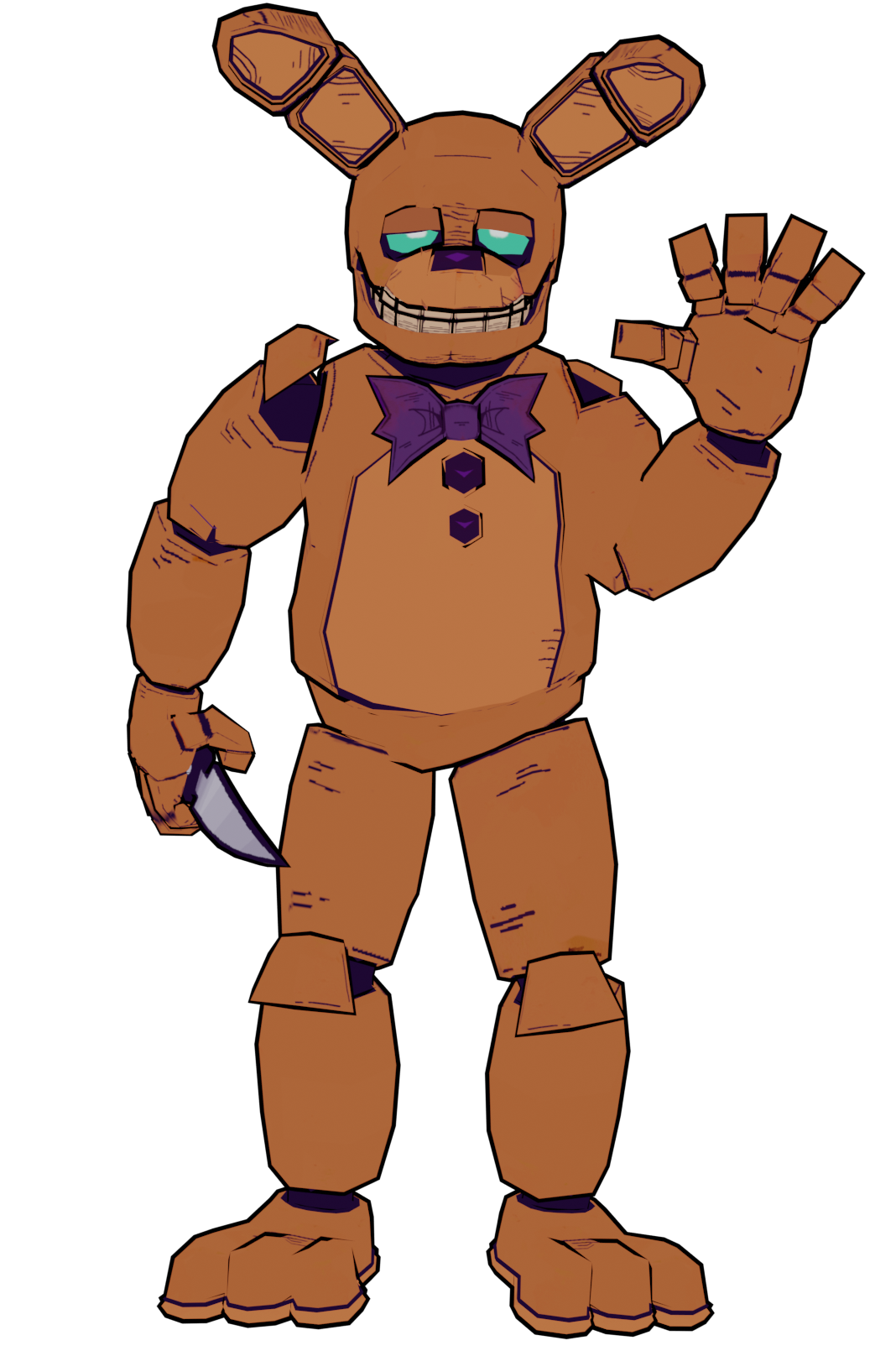 Blender Retro Springbonnie /Fixed Yellow Rabbit by Milanesarda48 on ...