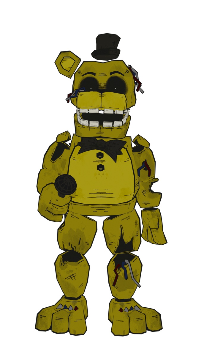 Retro Withered Golden Freddy Retexture By Milanesarda48 On DeviantArt retro-withered-golden-freddy-retexture-by-milanesarda48-on-deviantart