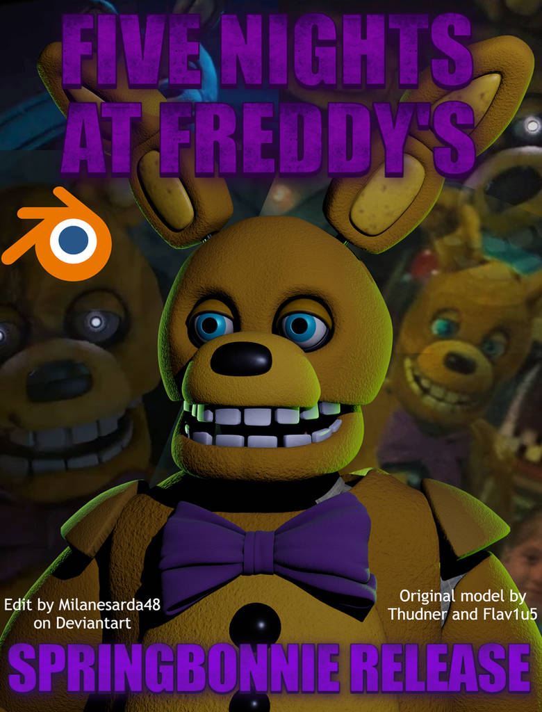 Movie Fixed Springbonnie Blender Release by Milanesarda48 on DeviantArt