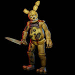 DBD x FNaF Masked Yellow Rabbit Blender Release by Milanesarda48 on ...