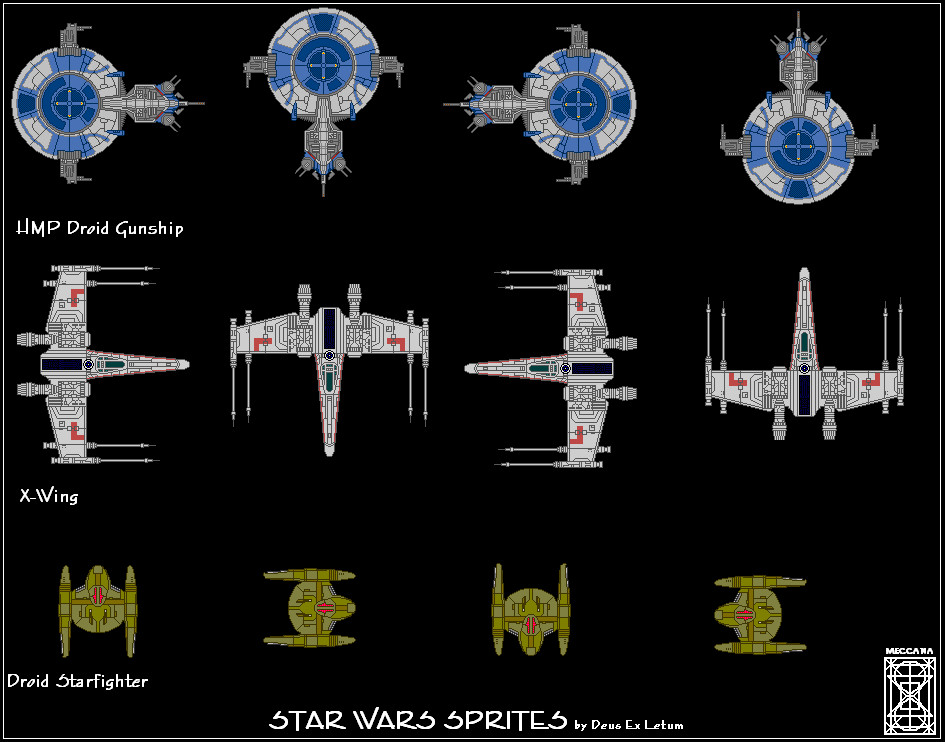 Star Wars Starfighter Sprites