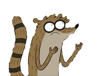 Rigby Worried by Daniel123451 on DeviantArt