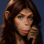 Sexy Simian Portrait