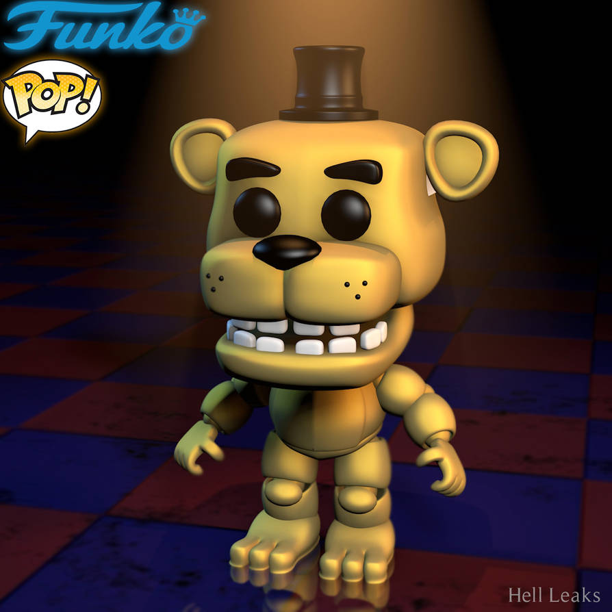 [C4D] Funko Golden Freddy by The-Structure on DeviantArt