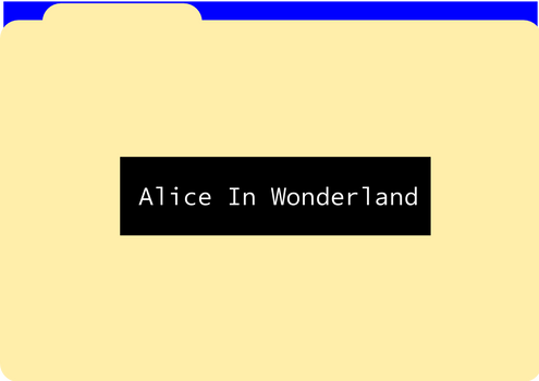 Alice in Wonderland Title Page