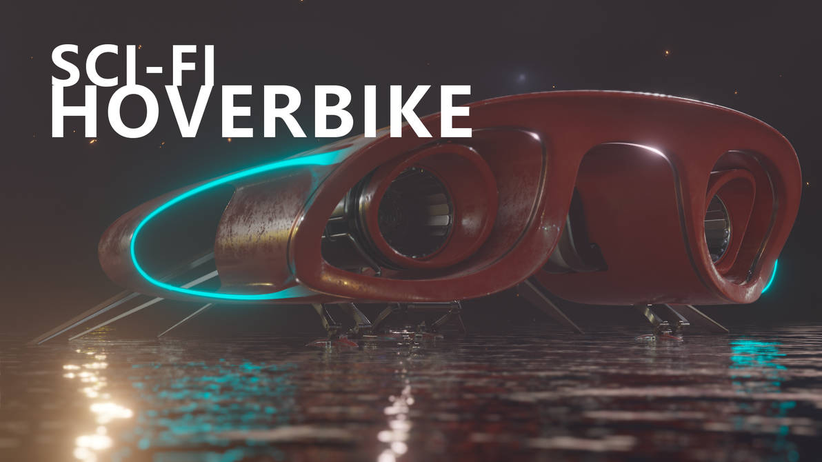 Hoverbike_[3D_model_render]