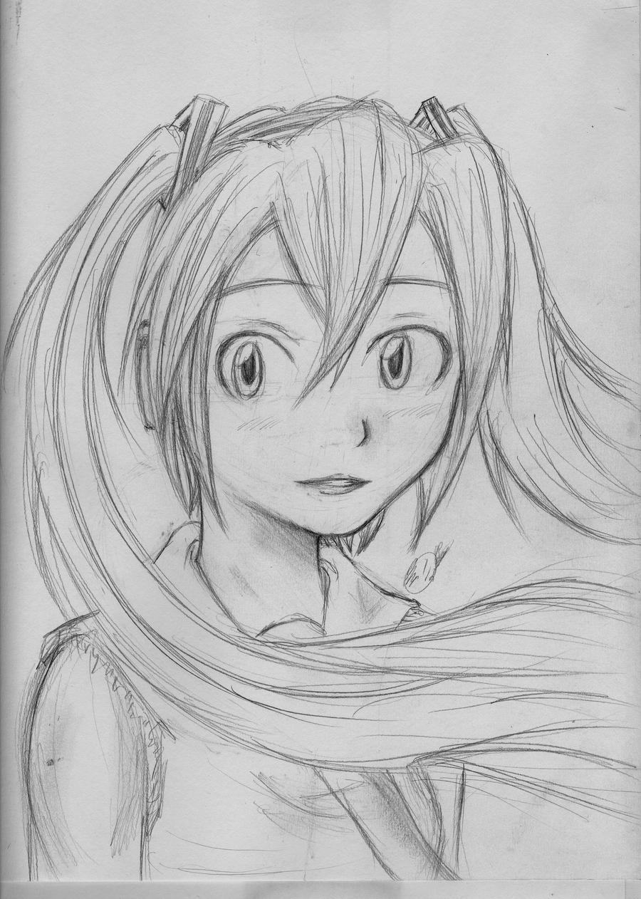 Hatsune Miku Fan Art Sketch