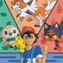 Pokemon Sun/Moon - Ash's Team