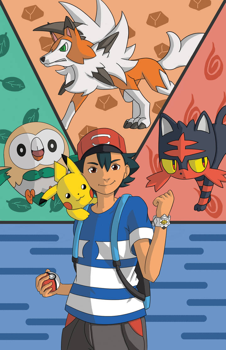 Pokemon Sun/Moon - Ash'S Team By Dreamsofasinger On Deviantart