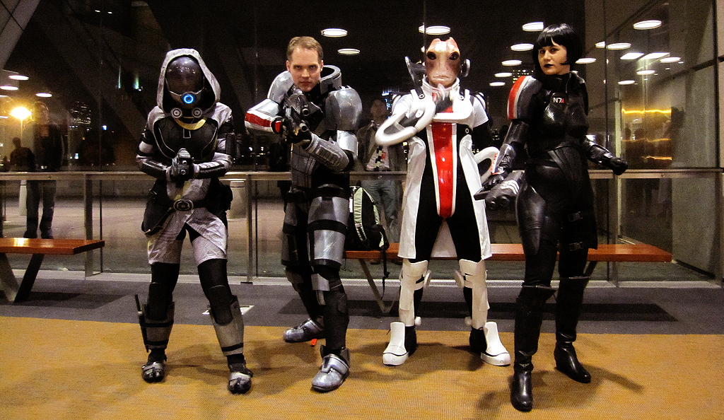 The Mass Effect Crew + Guest by Danosuke