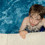 Boy in pool