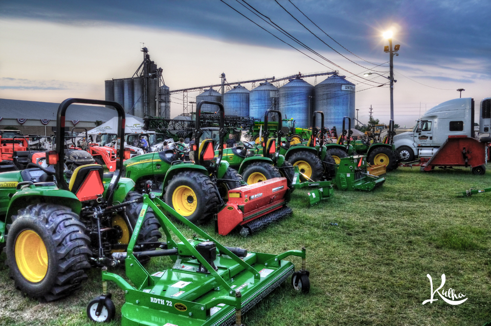 Tractors at the fair