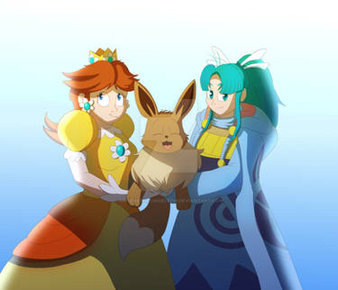 Daisy, Mia, and Eevee