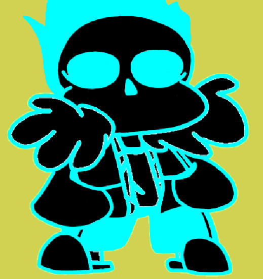 Fnf nightmare sans(old) by CapEgg on DeviantArt