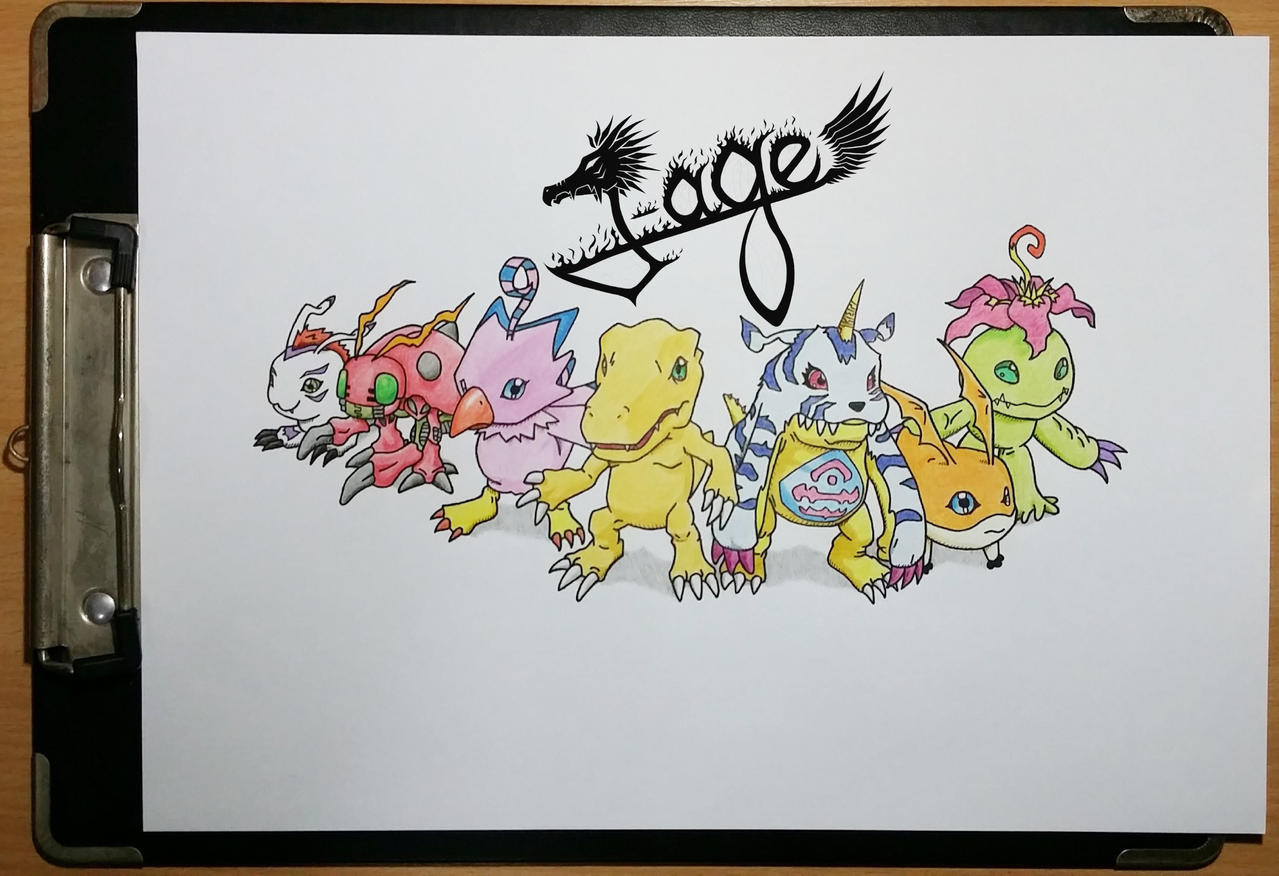 Completed Digimon Adventure Rookie by J-age on DeviantArt