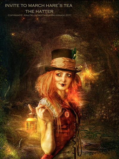 invite to march hare's hatter