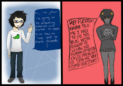 HS - .Ask John x Karkat.