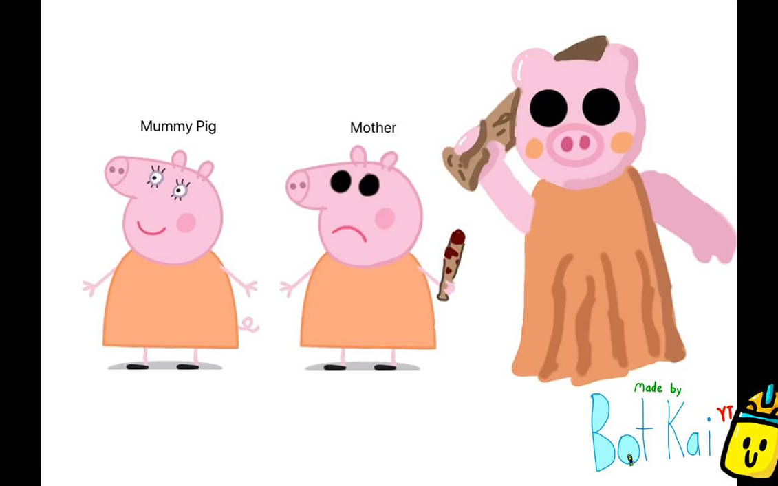 Mummy Pig (Mother) Peppa Pig Roblox Piggy by ElyaneAsselin on DeviantArt