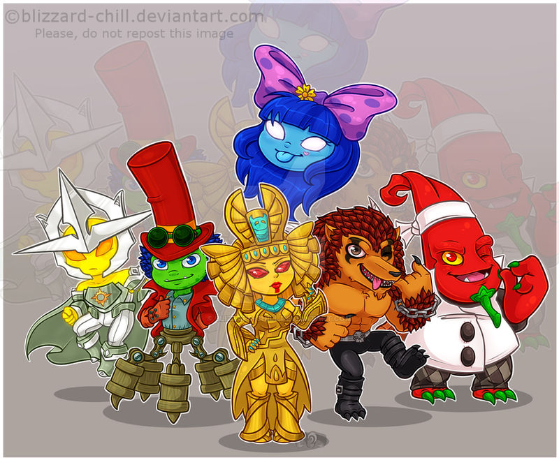 Doob Rider Characters .:Chibi Doom Raiders:. by Blizzard-Chill on DeviantArt